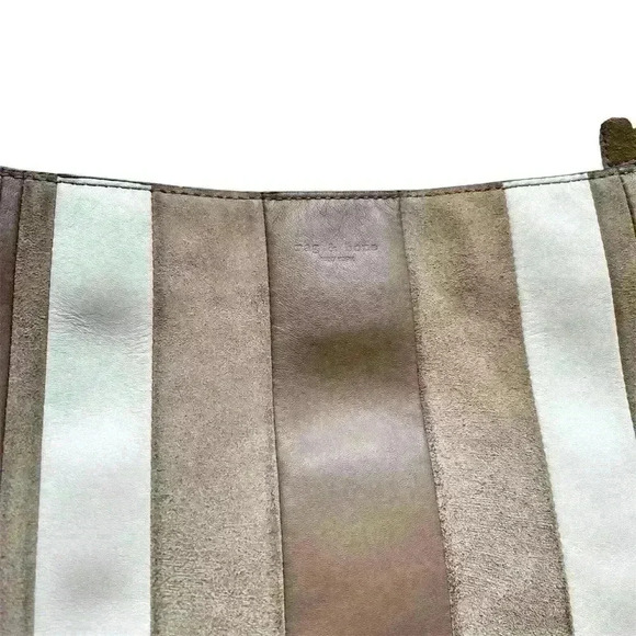 Rag & Bone Compass Crossbody Bag Purse Leather Suede Beige White Sm Crossbody NY - Picture 4 of 8